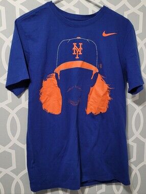 Mets DeGrom Nike Shirt Blue Size M